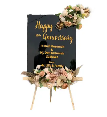 Papan Bunga Akrilik Sered